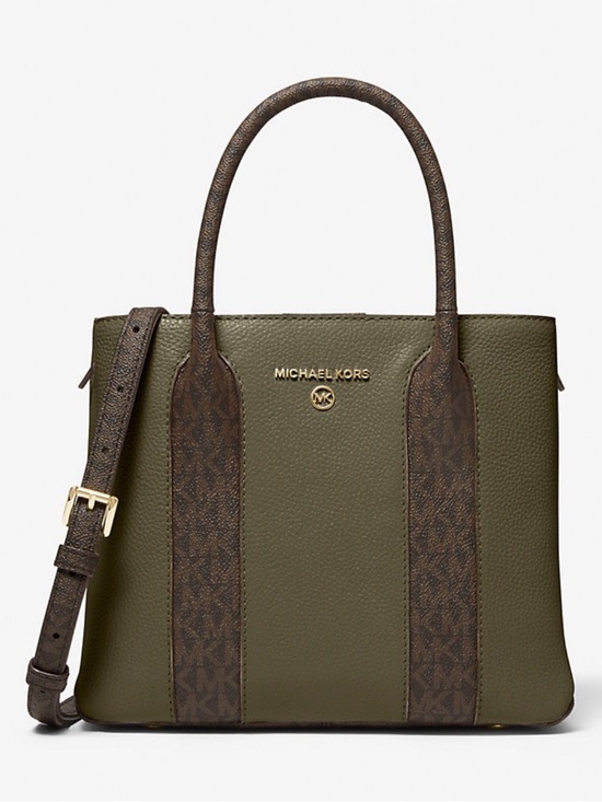 MICHAEL Michael Kors Handbags - Michael Kors Austin Medium Pebbled Leather Messenger Bag